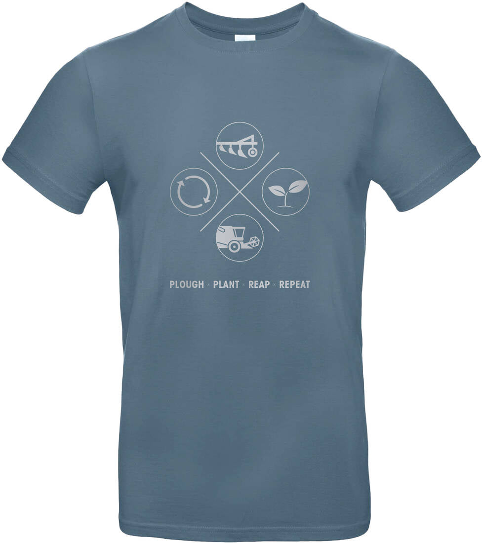 profi T-Shirt plough - plant - reap – repeat Größe XXL