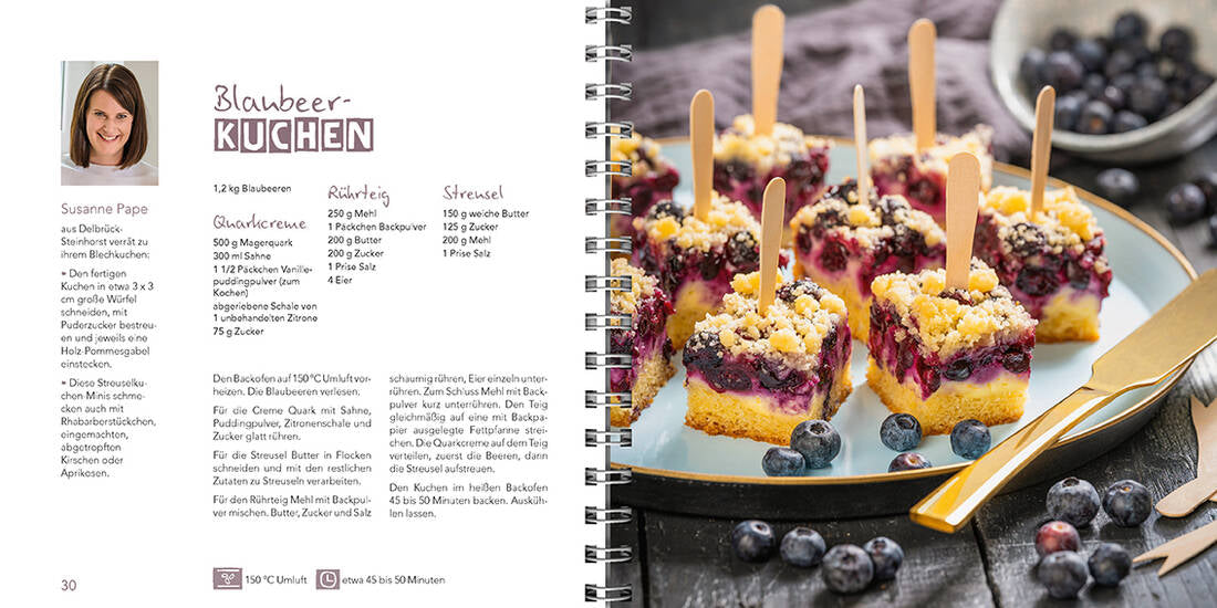 Blechkuchen: Süß und herzhaft