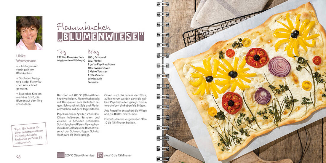 Blechkuchen: Süß und herzhaft
