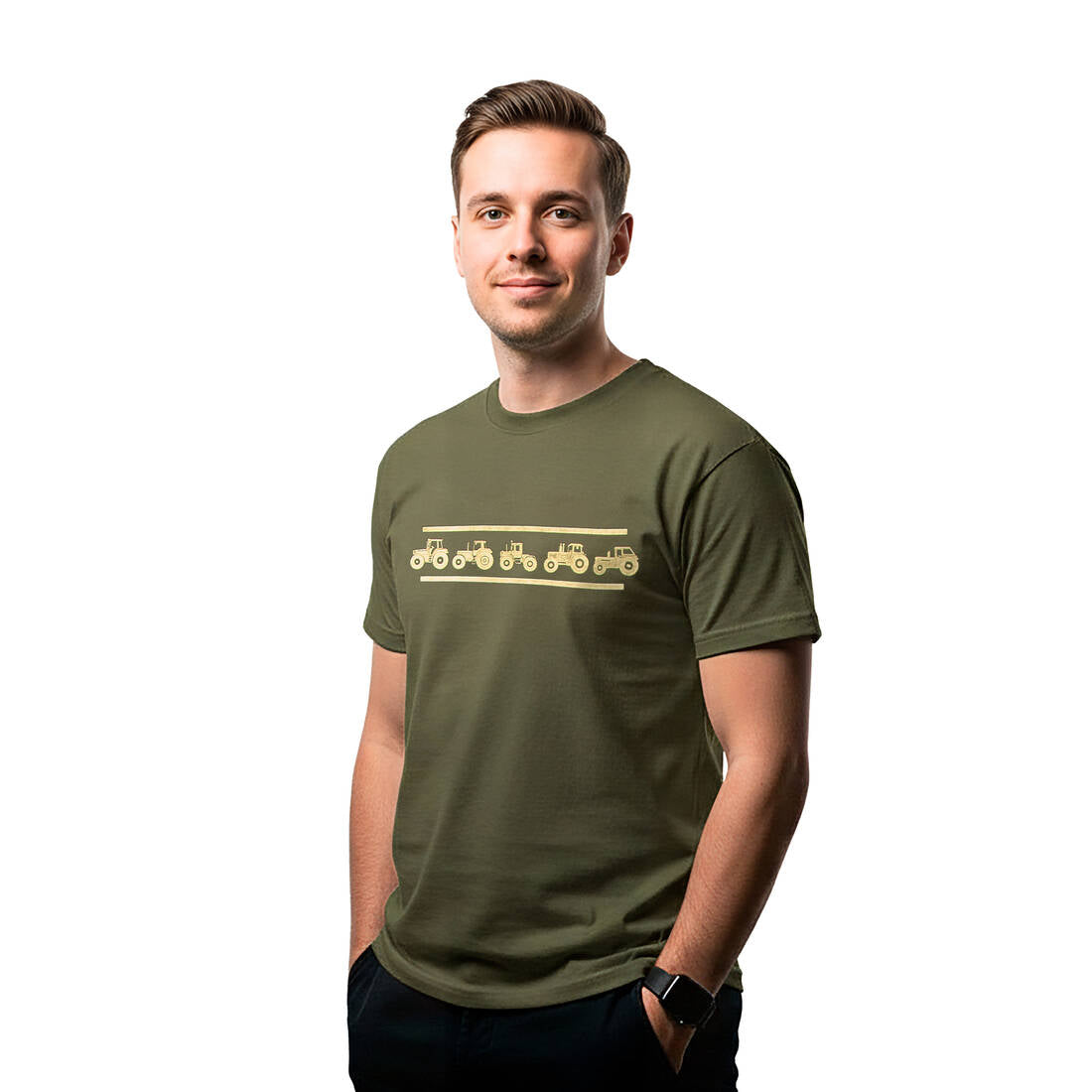 profi T-Shirt Youngtimer Urban Khaki