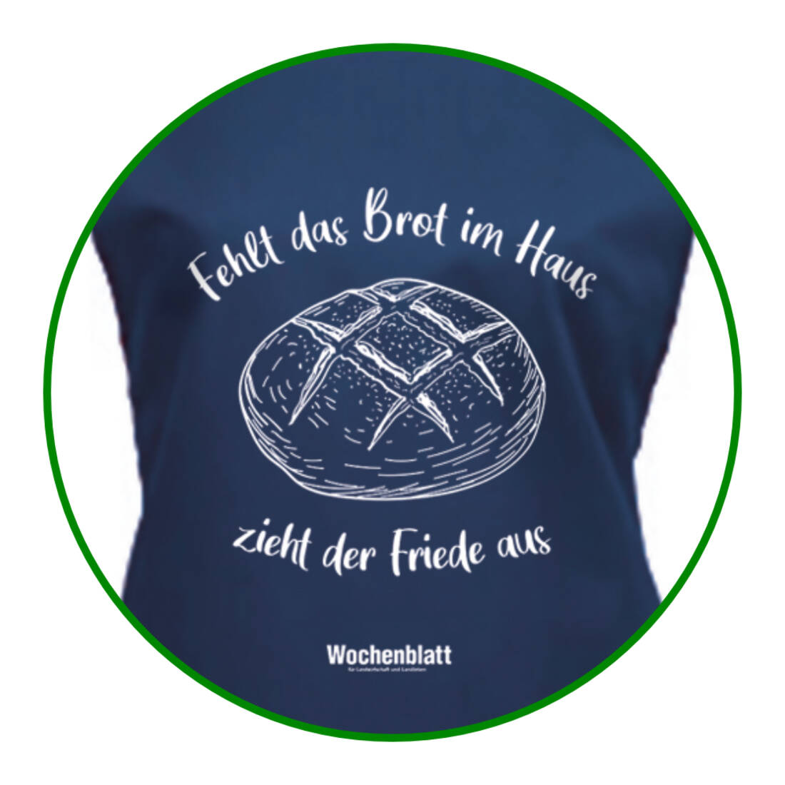 Wochenblatt Küchenschürze Geliebte Brote