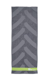 top agrar Badetuch Treckerspur grau